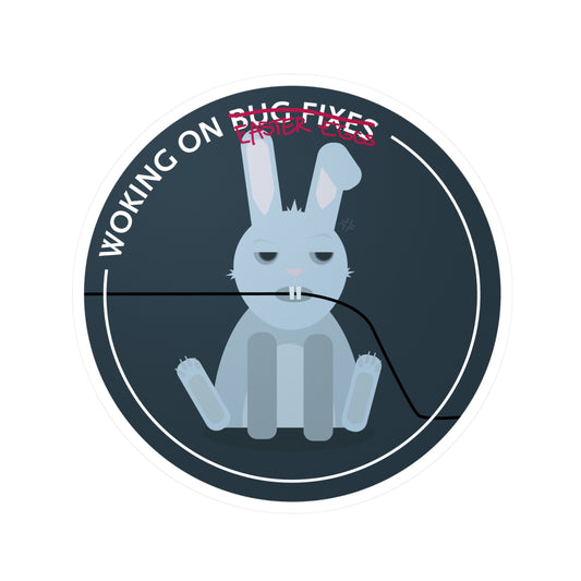 Working on Easte Eggs | Vinyl Kiss-Cut Stickers