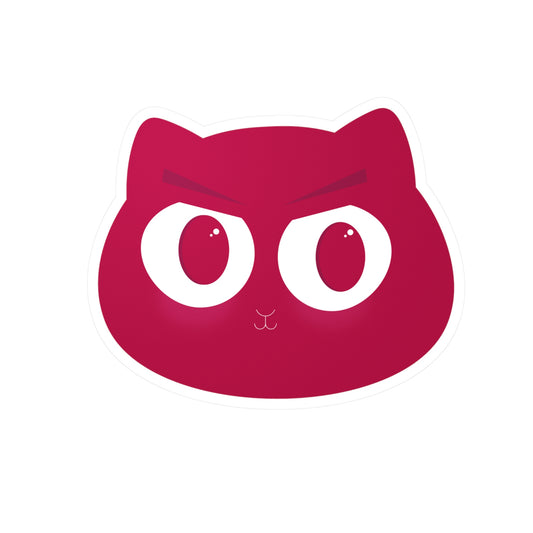 Wütende Katze | Vinyl Kiss-Cut Stickers