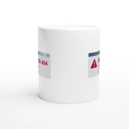 Tasse "Error 404 - Coffee not found"